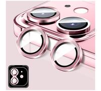 LucBuy Protezione per Obiettivo Della Fotocamera per iPhone 17 Air, Protezione per Schermo in vetro Temperato HD per Fotocamera, Anelli Metallici ad Allineamento Automatico