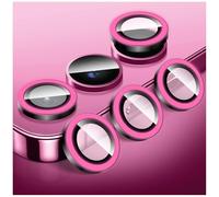 LucBuy Protezione per Obiettivo Della Fotocamera per Samsung Galaxy S24 Plus, Anelli Luminosi in Lega di Alluminio con Allineamento Automatico, Copertura Colorata in Vetro Temperato per Fotocamera