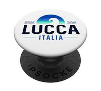 Lucca Italia | Lucca Toscana Italia Retro Wave A5X PopSockets PopGrip Adesivo
