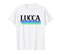 Lucca Italia Retro Graphic - Lucca Toscana Italia CV29X Maglietta