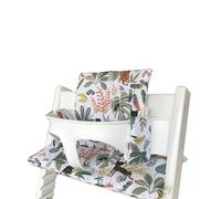 LUCCA kids Cuscini per Seggiolone Tripp Trapp Stokke, rivestimento laminato per una facile pulizia - Foresta Bianca