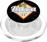 Lucca Toscana Italia Retro souvenir bandiera vintage oliva PopSockets PopGrip per MagSafe