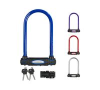 Master Lock Catena per bici U Lock, chiave, supporto per il trasporto, certificato antifurto, colore casuale, 8195EURDPROCOL, Da utilizzare con bici elettriche, da montagna, da strada, pieghevoli