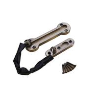 Lucchetti a catena per porte di sicurezza, Limitatore di sicurezza for catena della porta dell'hotel in acciaio inossidabile. Multi 1/2/3 pezzi(Green Bronze,2 PCS)