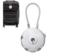 Lucchetti A Combinazione Per Valigie - Codice 3 Cifre Con Cavo Sottile | Serratura Antifurto In Lega Zinco Per Zaino, Armadietto Palestra, Cassetta Attrezzi & Valigie | Combinazione Facile Scuola E Ou