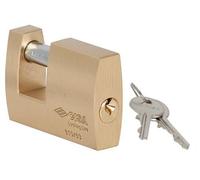 Lucchetto rettangolare in ottone 21610 - mm.90 (art.21610900) Cisa