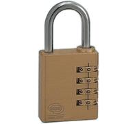 LUCCHETTO AD ARCO A COMBINAZIONE PL020 mm.38 a 4 combinatori - FER 171991- pz 2