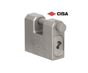 LUCCHETTI CORAZZATI CISA IN ACCIAIO art. 28550 - misure varie