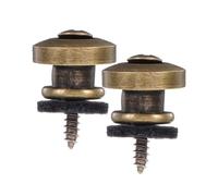 Lucchetti for cinturino in metallo da 6 pezzi for chitarra acustica elettrica Set di sostituzione dei pulsanti sicurezza Design a scatto in acciaio massiccio nero bronzo Prevenire Per Chitarra