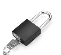 Lucchetti in alluminio anodizzato lucido a cilindro a 6 perni con chiavi diverse for la gestione del blocco, 5 pezzi(BD-A35)