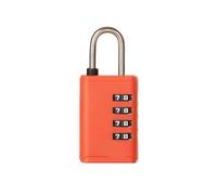 Lucchetti per valigie, Lucchetto a combinazione digitale a 4 cifre multicolore for la sicurezza dell'armadietto da viaggio(Oranje)
