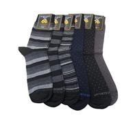 Lucchetti Socks Milano 6 Paia di Calze Uomo Corte Caldo Cotone Colorate Tendenza Pois Fantasia Fashion Made in Italy (Taglia Unica, SET FASHION)