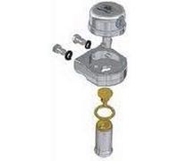 PREFER- Lucchetto A Campana In Acciaio Con Accessori Fornito con 2 Chiavi