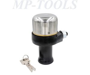 LUCCHETTO A CAMPANA CORAZZATO ACCIAIO INOX PER SERRANDE 2 CHIAVI ILSA