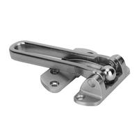 Lucchetto a catena for porta in lega di alluminio massiccio, serratura di sicurezza con barra oscillante in nichel spazzolato for porta d'ingresso