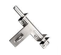 Lucchetto a catena in acciaio inox, serratura for porta, chiavistello, lunghezza 170 mm, spessore 3, 1 confezione