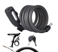 Lucchetto a catena, in acciaio temprato, resistente, cavo in acciaio per scooter, moto, porte, recinzioni, grill, cancelli, auto elettriche, ciclomotori, montagne