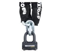 Lucchetto A Catena Oxford Nemesis Da 16 Mm Con Catena Da 1,2 M Per Moto