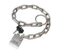Lucchetto a catena per bicicletta, resistente alla ruggine, flessibile, lucchetto di sicurezza, per moto, porte, cancelli, garage, magazzini, recinzioni, barbecue, scooter, terrazza