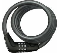 Lucchetto A Cavo Combinato Coiled ABUS Star 4508 150Cm X 8Mm Nero