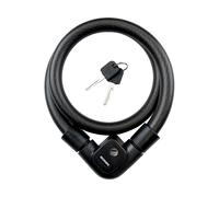 Lucchetto a Cavo Nero BONIN 20x1000 mm per Bicicletta e Altro
