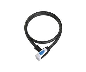 Lucchetto a cavo XLC Don Corleone III LO-C12 - Lucchetto a sicurezza elevata per la tua bicicletta, nero, 1200 mm