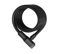 ABUS Serratura a Cavo spiralato Booster 6512K/180 - Serratura per Bicicletta in Cavo spiralato superflessibile Livello di Sicurezza 4-180 cm
