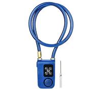 Lucchetto a chiave Bluetooth intelligente senza chiave con allarme 110db con serratura a catena antifurto impermeabile IP44 per moto/cancello/cancelli/biciclette