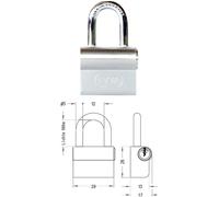 Lucchetto a cilindro H12 Profilo piccolo