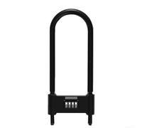 Lucchetto a combinazione a 4 cifre resistente, con arco regolabile per l'uso su biciclette, scooter e moto con costruzione resistente alle intemperie (lucchetto a forma di U 270)