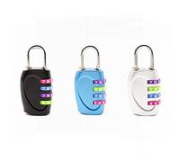 Lucchetto a combinazione con password a 4 cifre, 2 pezzi, nero, argento, blu, impermeabile, resettabile, codice di sicurezza, per scuola, palestra, capannone esterno