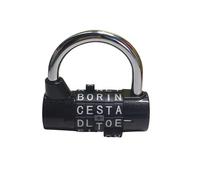 Lucchetto a Combinazione di 5 Lettere Blocco robusta sicurezza lucchetto quadrante armadio (nero)