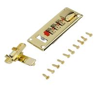 Lucchetto a combinazione for scatole di legno Lucchetto for cassetta di sicurezza a 3 cifre oro argento(Yellow Left)