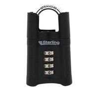 Lucchetto A Combinazione In Acciaio Zincato Indurito Con Gancio Di 55Mm - CPL155