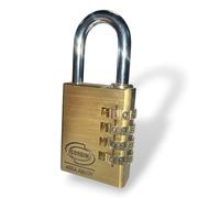 Lucchetto a combinazione in ottone e acciaio Kombo Corbin PL020