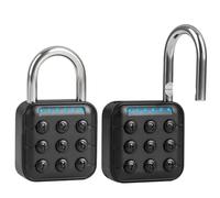 Lucchetto a combinazione intelligente per armadietto, lucchetto digitale con password a 6 cifre, in lega di alluminio, lucchetto combinato per palestra, lucchetto di sicurezza a pulsante, impermeabile