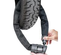 Lucchetto a combinazione per bicicletta - Cavo in acciaio al carbonio in lega di zinco da 95 cm, catena antifurto ad alta resistenza, blocco codice sicuro, protezione forte e flessibile