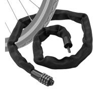 Lucchetto a combinazione per bicicletta, in acciaio A3, in lega di zinco, 1,9 m, antifurto, resistente, senza chiave, antifurto, a combinazione a 4 cifre, per la sicurezza della bicicletta, protezione