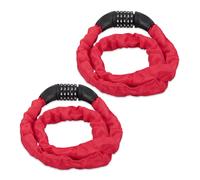 Lucchetto a combinazione per biciclette Catena di sicurezza 120 cm 0,85 kg