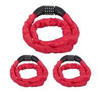 Lucchetto a combinazione per biciclette Catena di sicurezza 120 cm 0,85 kg