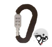 Lucchetto a combinazione per casco da moto, moschettone a 3 cifre, blocco di sicurezza per bagagli, per piloti, viaggiatori, donne, uomini, motociclisti, pendolari quotidiani, lunghi viaggi, viaggi