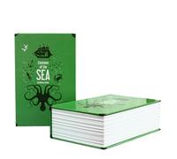 Lucchetto a combinazione per cassaforte per libri - Simulazione casella password, diversivo dizionario di archiviazione nascosto, mini accento per la decorazione della casa, organizer per contanti per