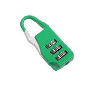 Lucchetto a combinazione Valigia con lucchetto a combinazione codice mini password colorata a 3 cifre for bagagli da viaggio Smart Lock chiave antifurto per armadietti della palestra(Green)