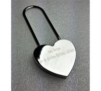 Lucchetto A Cuore Con Nome Inciso Regalo D'Amore Con Dedica