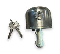 Lucchetto a cupola mezza sfera in acciaio inox VIRO 4221.500