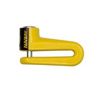 Lucchetto a disco AUVRAY BD22 - giallo, diametro perno 10 mm