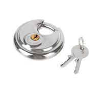 Lucchetto a disco in acciaio inossidabile da 60/70 mm, 1 pezzo, impermeabile e antiruggine, per esterni, capannoni e unità di stoccaggio(StyleC)