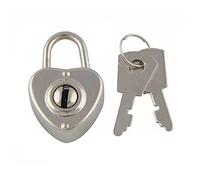 Lucchetto a forma di cuore con chiave, lucchetto con chiave per matrimonio, diario vintage, libro e valigia, per anniversario