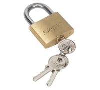 Lucchetto A Padlock In Ottone Sealey Con Cilindro In Ottone 40mm S0987