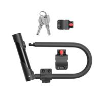 Lucchetto a U per bicicletta | Lucchetto per bici dalla forma resistente con | Lucchetti a U robusti e antifurto per biciclette, cancelli, recinzioni, motocicli | Comoda protezione in acciaio t